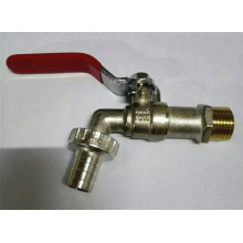 Factory Sales Plated Brass Ball Faucet/Bibcock with Iron Handle (YD-2006-1)